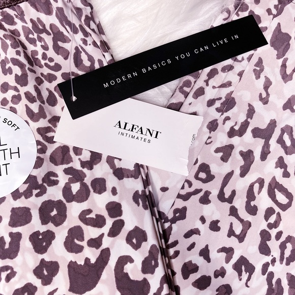 Alfani Pajama Pants in Smokey Animal NWT SZ S - Picture 3 of 5